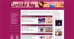 Desktop Screenshot of eroticke-hry.info